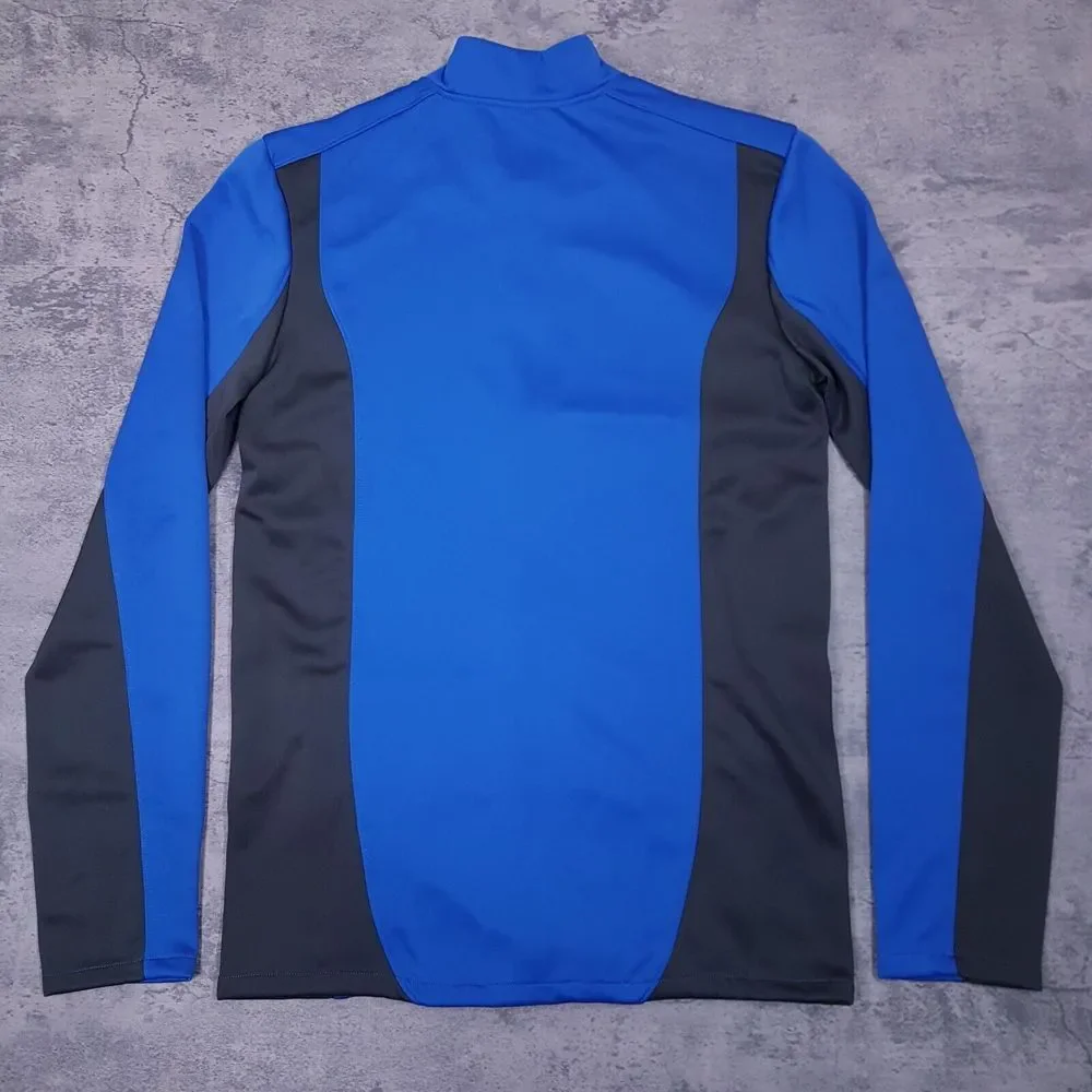 NIKE Air Jordan Flight Knit‎ Full Zip Warmup Jacket Mens SMALL TALL Blue